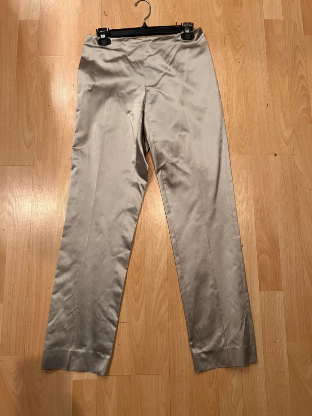 VINTAGE RALPH LAUREN BLACK LABEL CROPPED SILK PANTS SZ 4 US